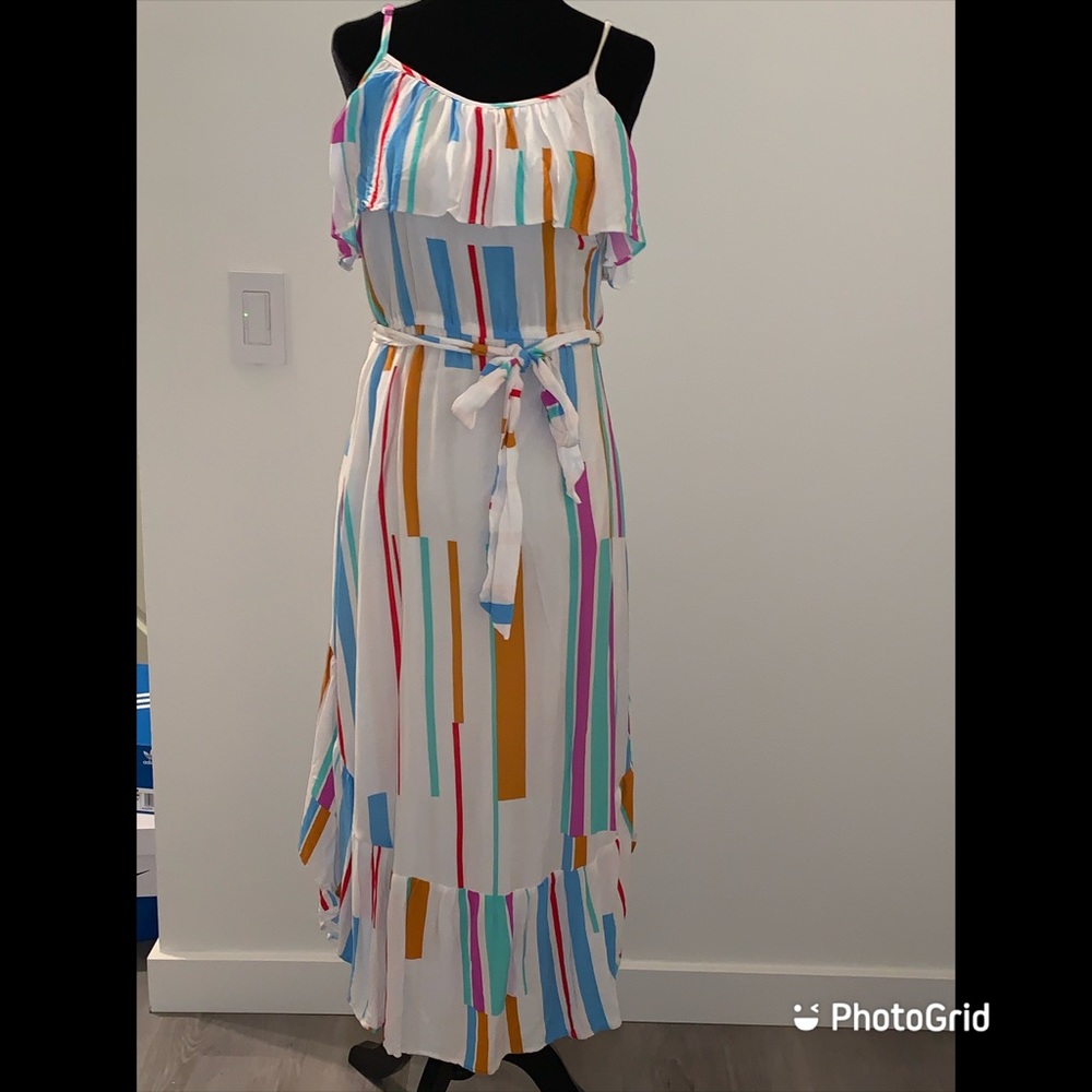 Midi Color Block Dress